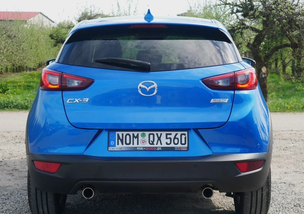 Mazda CX-3 cena 72900 przebieg: 47565, rok produkcji 2017 z Mirsk małe 742